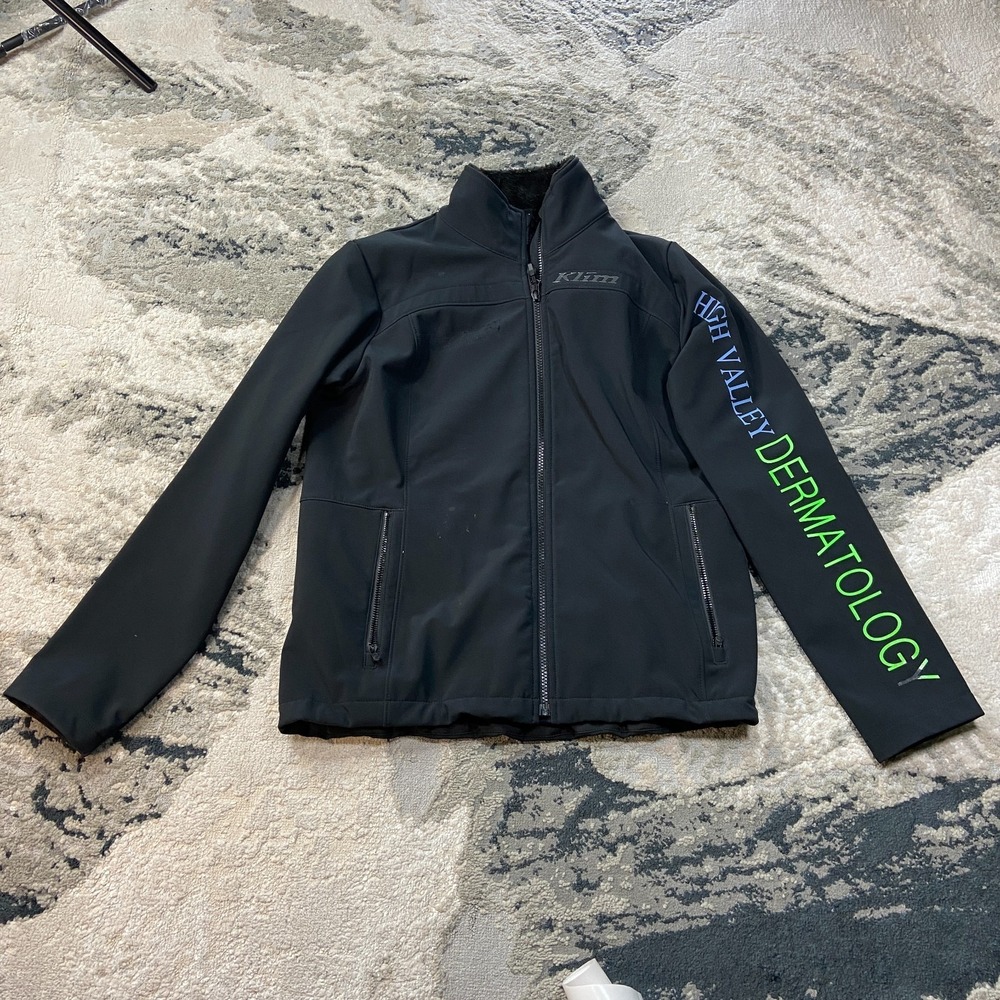 Klim‎ Jacket Womens Medium Black Sherpa Collar Full Zip Outdoors
